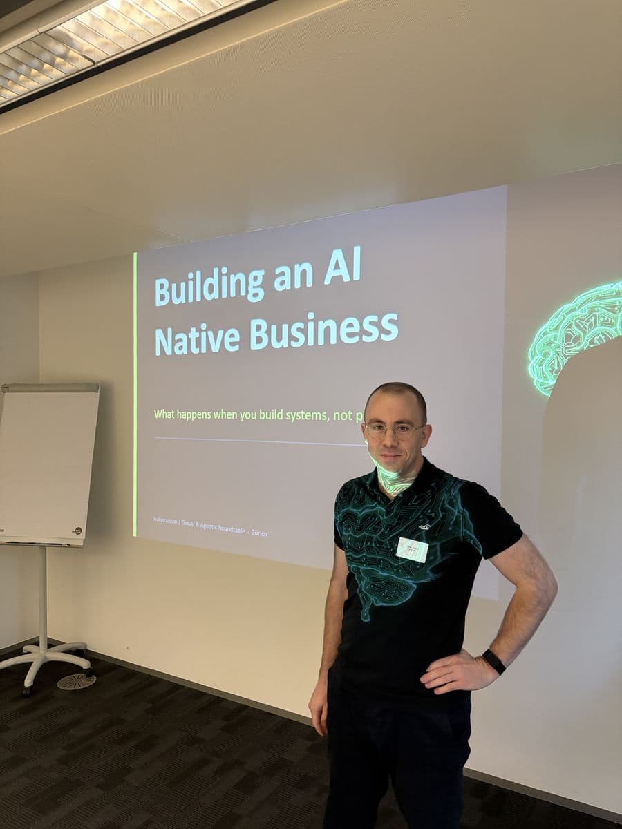 AI presentation at InnovateInDigital event